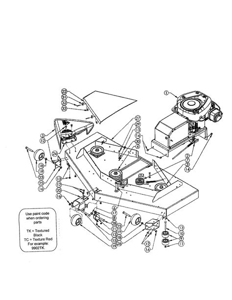 Swisher 60 Trail Mower Parts Diagram