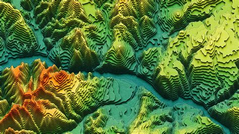 Make this AI-inspired topo landscape please – Adventures In Mapping