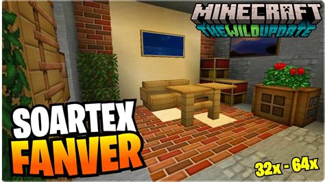 🔔 Textura Soartex Fanver Para Minecraft Pe 120 Actualizada 64x64 Y 32x32 The Wild Update