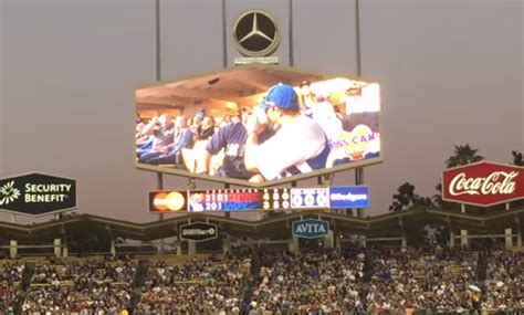 Dodger Stadium Crowd Cheers Same Sex Kiss On Kiss Cam For The Win