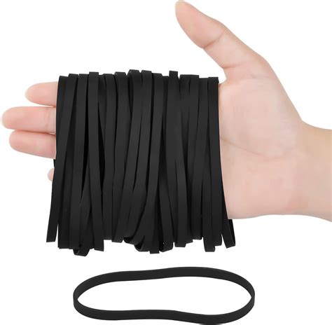 Elastic Bands Heavy Duty 100pcs Thick Rubber Bands100mm5mm Natural