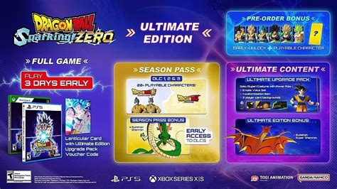 Dragon Ball Sparking Zero Preorders Come With Bonus Playable Fighters