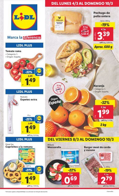 Lidl Folleto Semanal Del Al De Marzo Promochollos