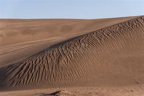 Sand dunes in lut desert stock image. Image of dawn - 169406069