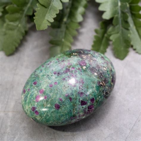 Ruby Fuchsite Palmstone The Crystal Council