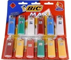 Isqueiro Bic Maxi Cartela C Unidades Grande Original Parcelamento