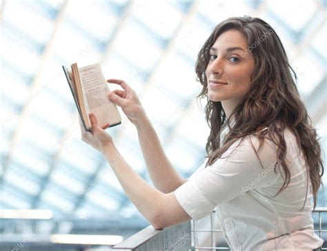 Beautiful Woman Reading A Book — Stock Photo © Whughes98144 4665514