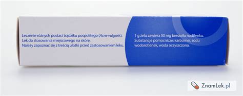 1. Benzacne - Opinie - Cena - Zamienniki - Ulotka - Skład • ZnamLek.pl