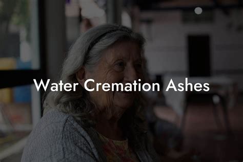 Water Cremation Ashes Eulogy Assistant