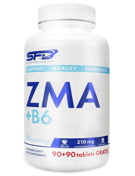 SFD Nutrition ZMA MAGNEZ CYNK minerały WITAMINA B6 10533199011 Allegro pl