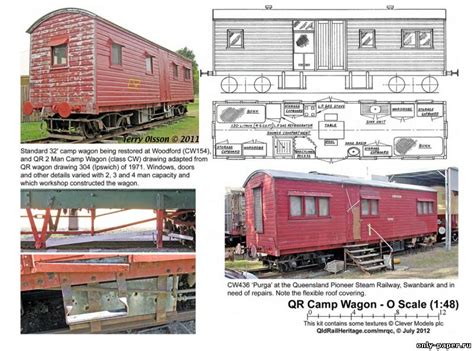 Qr 32 Timber Camp Wagon из бумаги модели сборные бумажные скачать бесплатно Papercraft Scale