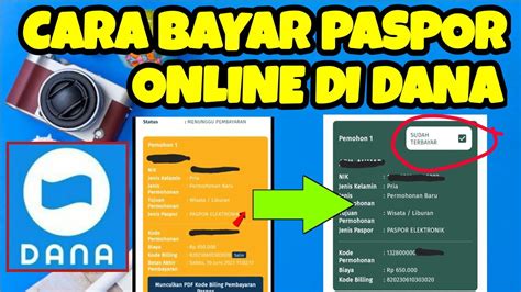 Cara Bayar Paspor Online Via Dana Cara Pembayaran Paspor Online Lewat