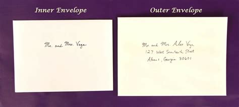 Wedding Invitations Inner Envelope Etiquette