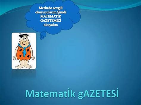 PPT Matematİk gAZETESİ PowerPoint Presentation free download ID