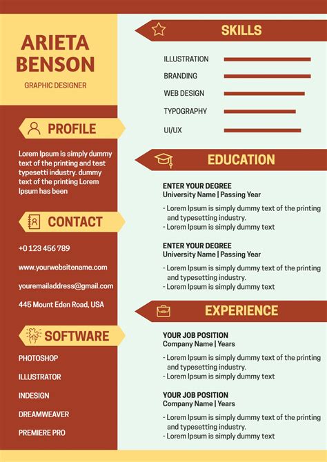 Best Graphic Designer Resume Examples