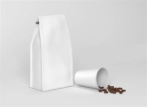 Paper Coffee Bag Free Mockup — Free Mockup World