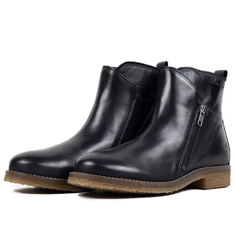 Rosa Negra Chelsea Boot Zipper Black Damskor