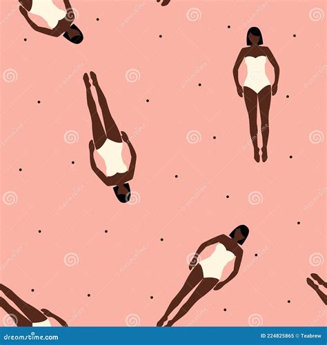 Fille En Bikini Illustration Vectorielle En Design Plat Illustration De Vecteur Illustration