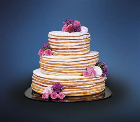 Fresh Flower Naked Cake Lindner Esskultur