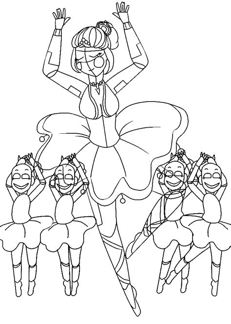 Dibujo De Ballora De Five Nights At Freddy S Para Colorear Dibujos