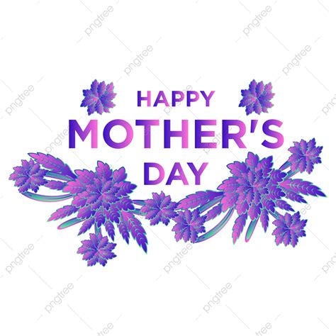 Floral Mothers Day Vector Png Images Floral Happy Mother S Day