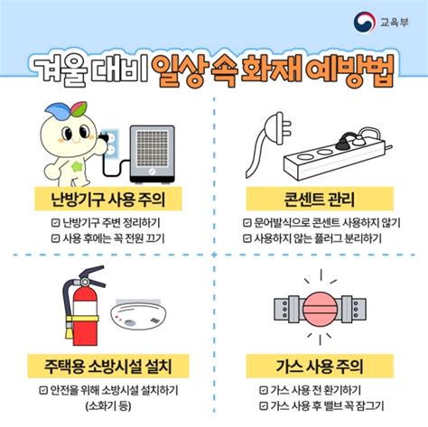 일상 속 꼭 알아둬야 할 ‘소방 안전수칙 총정리 Top50 뉴스 대한민국 정책브리핑