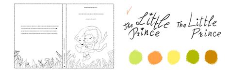 Children's book "The Little Prince" on Behance