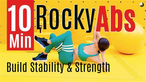 DEFINITE ROCKY ABS WORKOUT Stability And Core Strength No Equipment