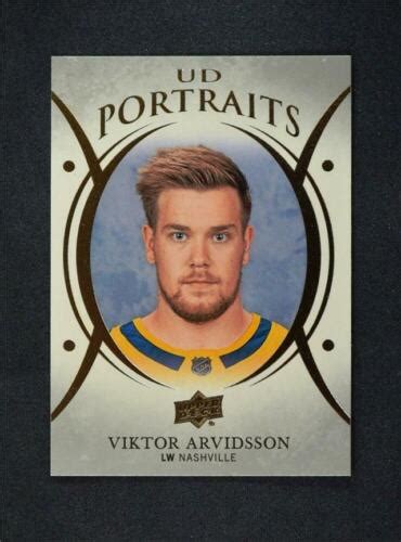 2018 19 Upper Deck UD Series 1 Portraits P 7 Viktor Arvidsson EBay