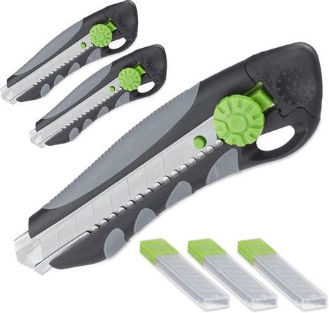 Lot De Cutters Professionnels Avec Lames De Rechange Cutter Lames