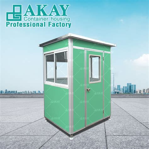 Customized Flat Pack Sentry Box Prefabricated Mobile Modular Design