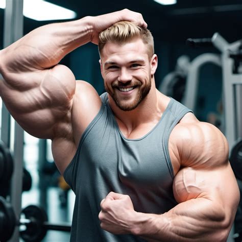 Biggest Bicep Flex Ever Huge Muscular Bodybuilder W