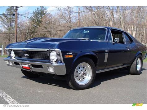 1970 Cobalt Blue Chevrolet Nova Ss 7059576 Photo 3