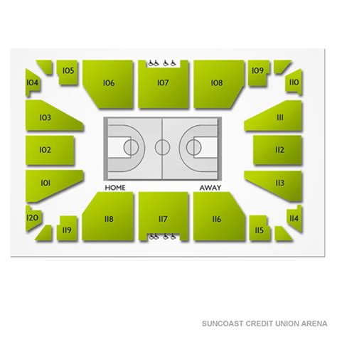 Suncoast Credit Union Arena Seating Chart