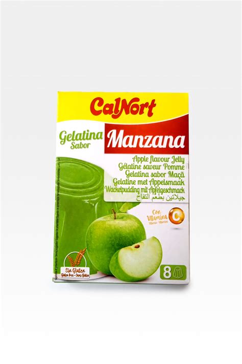 Gelatina Sabor Manzana Calnort 170g CBM Tienda Online