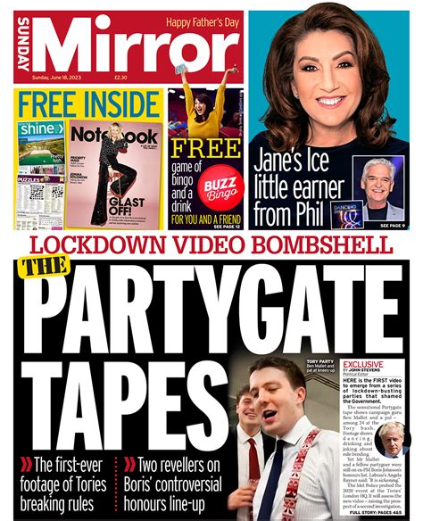 Newspaper Headlines William To End Homelessness And More Partygate