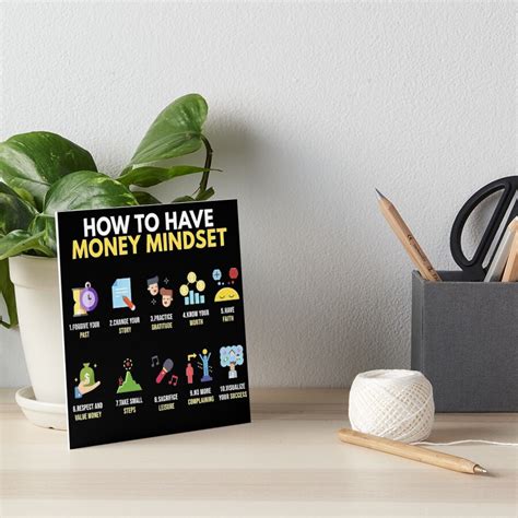 Best Entrepreneur Quotes How To Have Money Mindset Art Board Print