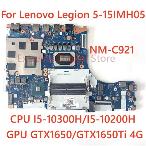 NM C921 Mainboard For Lenovo Legion 5 15IMH05 Laptop Motherboard W CPU