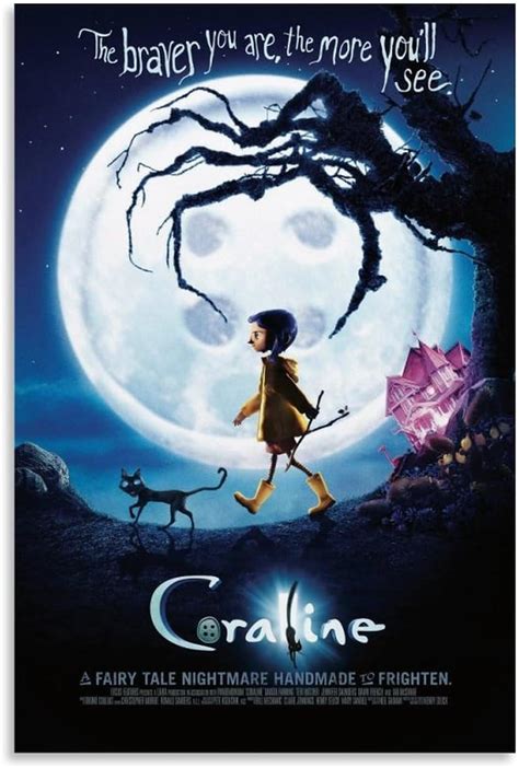 Amazon.com: Coraline Horror Movie Poster Poster Decorative Painting Canvas Posters Bedroom ...