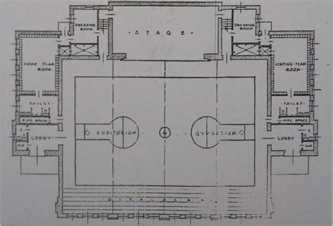 High School Gymnasium Floor Plan