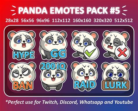 The Panda Emotes Pack Is Available For Pre Order On Nintendo Wii