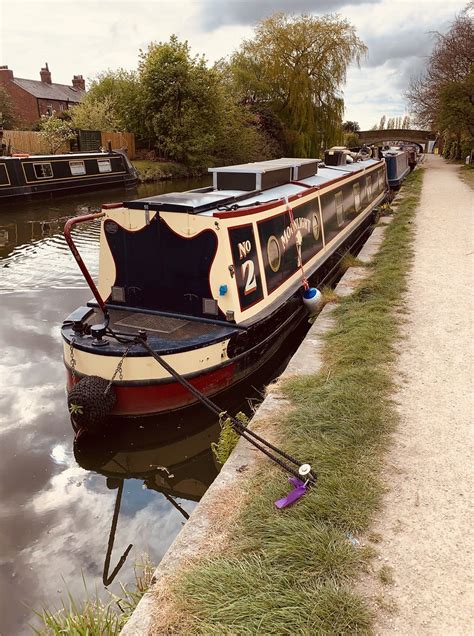 Moonlight Moored Near Burscough Wharf On The Leeds Liver Flickr