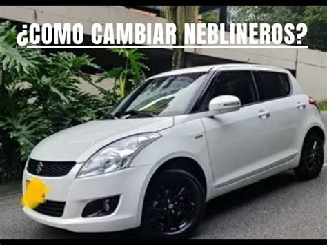 Como Cambiar Neblineros Suzuki Swift Version 2014 2017 Fácil YouTube