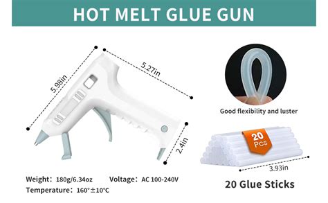 Amazon Hot Melt Cordless Glue Gun 20s Fast Preheating USB Rechargeable Anti Hot Drip