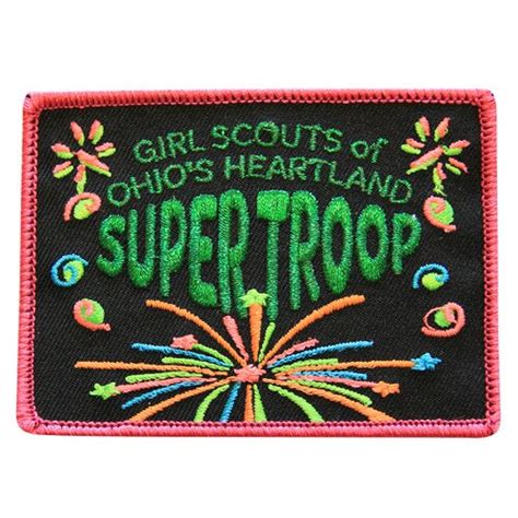 Gsoh Super Troop Program Patch Girl Scout Shop