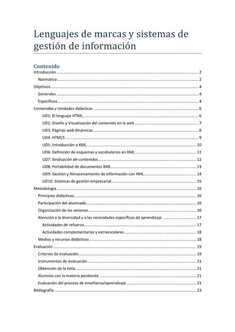 PDF Lenguajes de marcas y sistemas de gestión de implantar y