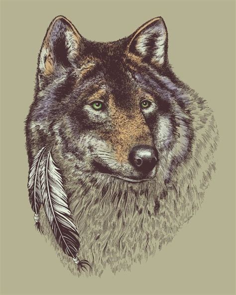 Wolf Profile Drawing at GetDrawings | Free download