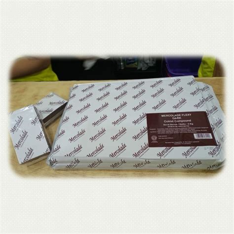 Jual COKLAT MERCOLADE DARK CHOCOLATE COMPOUND FLEXY POTONGAN 500GR