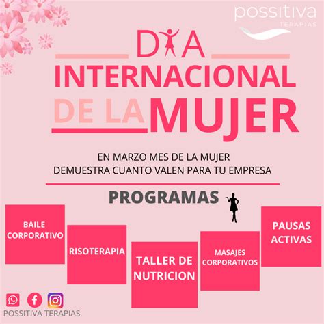 Actividades Para Celebrar El D A De La Mujer En Empresas Possitiva