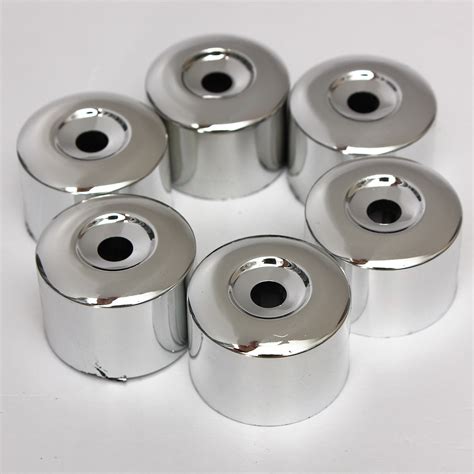 17MM Chrome Alloy Wheel Locking Nut Bolts Covers Caps For VW GOLF